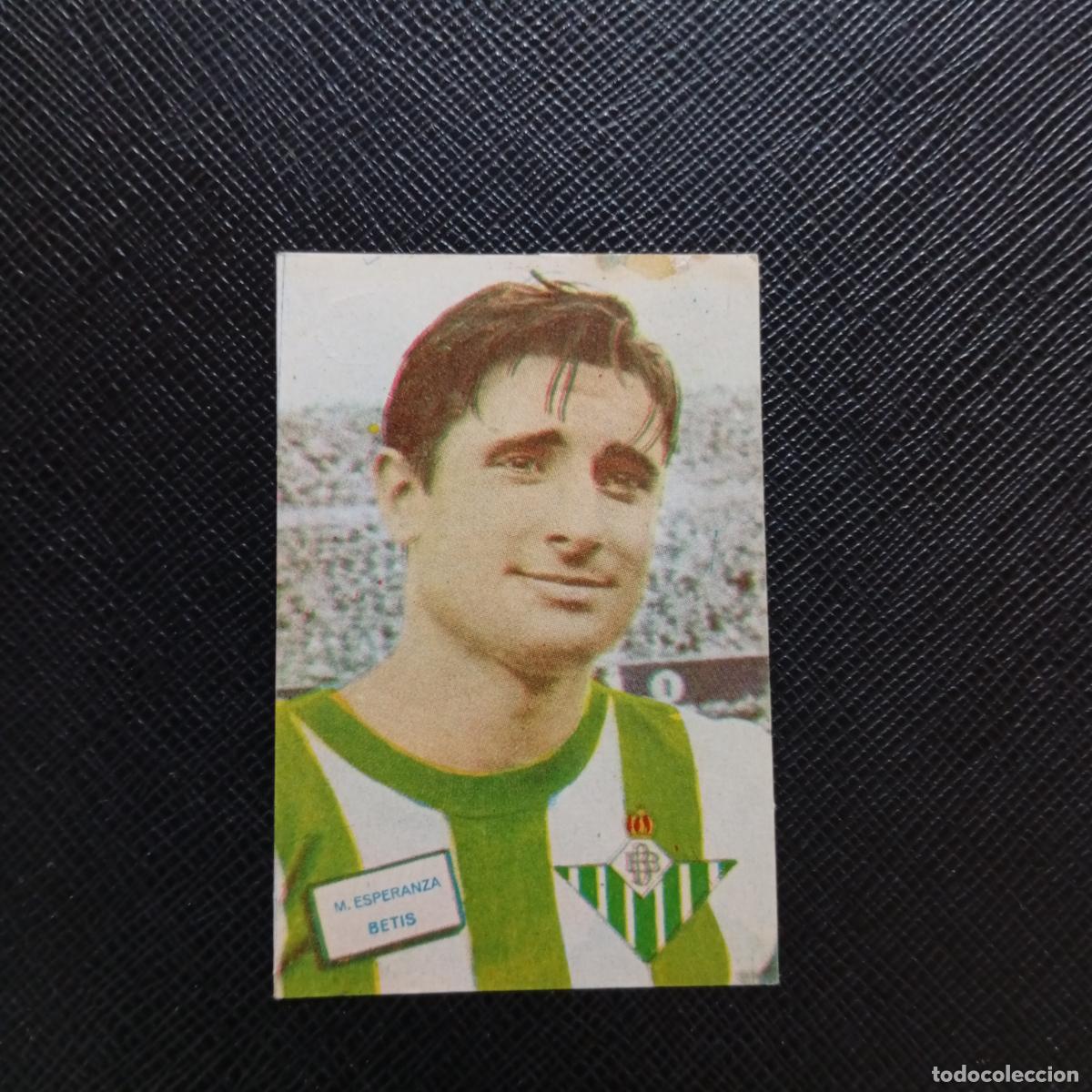 Cromos de Futebol: M ESPERANZA REAL BETIS FHER 1961 1962 CROMO FUTBOL LIGA 61 62 - DESPEGADO - A16 PG262