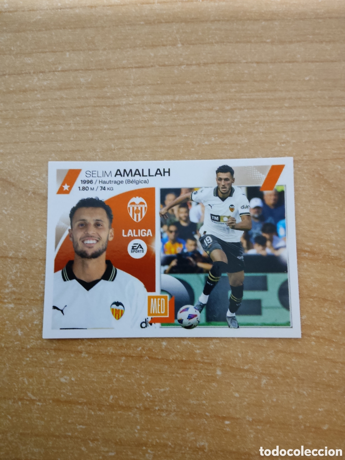 Cromos de Futebol: 14 BIS AMALLAH VALENCIA LIGA ESTE 2023 2024