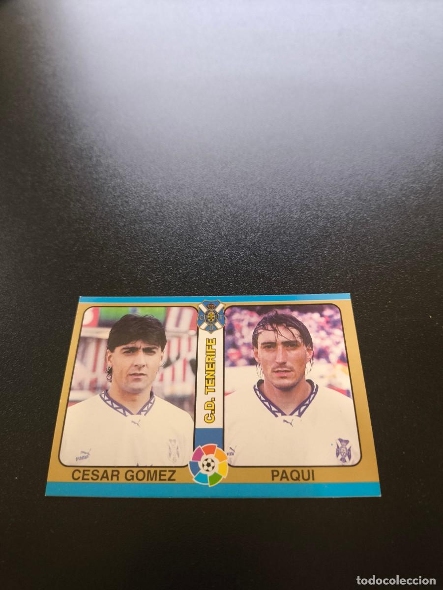 Fu&szlig;ball-Sticker: 84 Cesar Gomez / Paqui TENERIFE MUNDICROMO LIGA FUTBOL TOTAL 1994 1995 94 95 NO PANINI LIGA ESTE