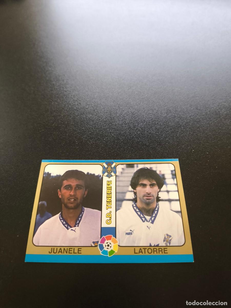 Fu&szlig;ball-Sticker: 89 Juanele / Latorre TENERIFE MUNDICROMO LIGA FUTBOL TOTAL 1994 1995 94 95 NO PANINI LIGA ESTE