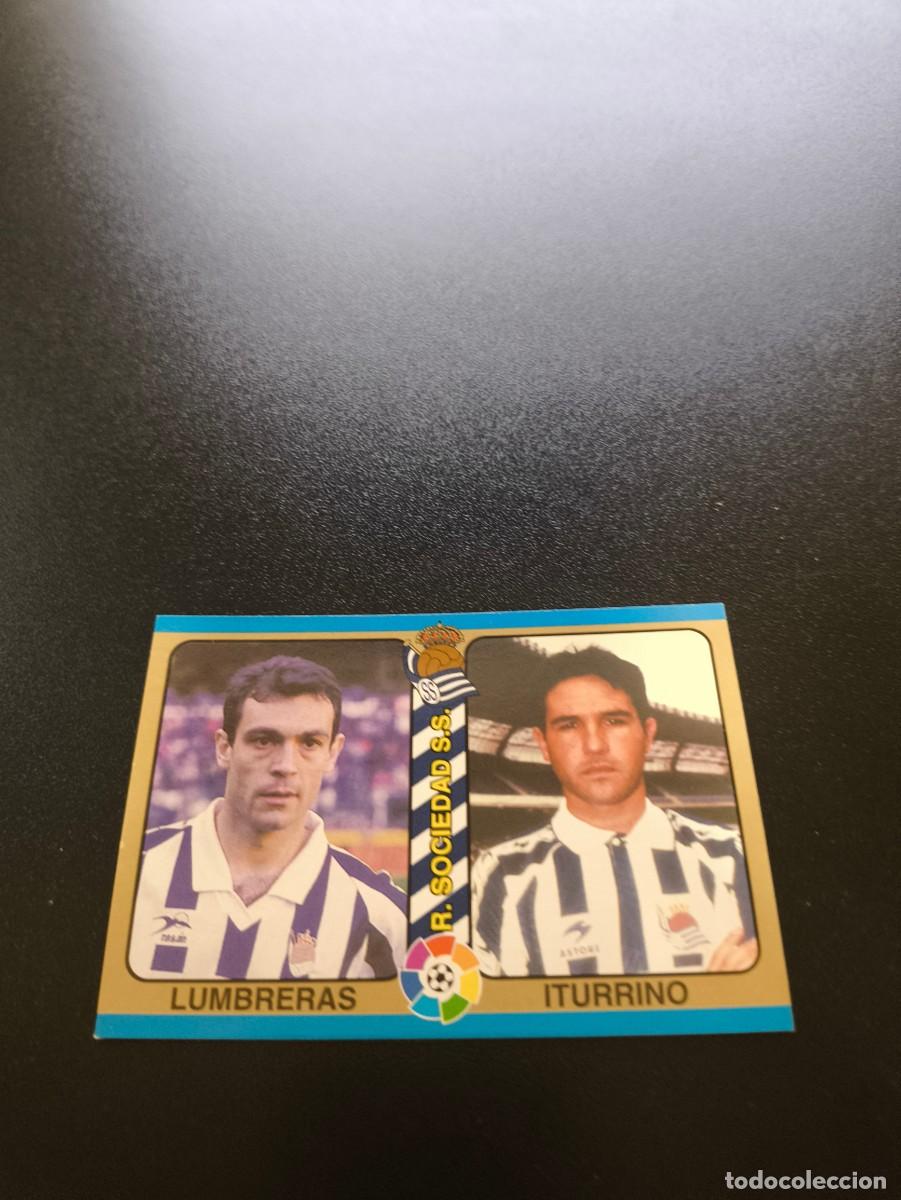 Cromos de Futebol: 95 Lumbreras Iturrino REAL SOCIEDAD MUNDICROMO LIGA FUTBOL TOTAL 1994 1995 94 95 NO PANINI LIGA ESTE