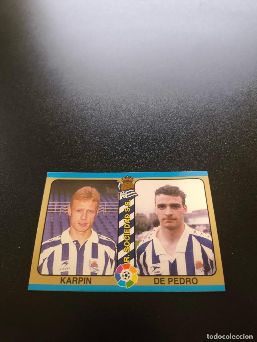 Cromos de Futebol: 96 Karpin / De Pedro REAL SOCIEDAD MUNDICROMO LIGA FUTBOL TOTAL 1994 1995 94 95 NO PANINI LIGA ESTE