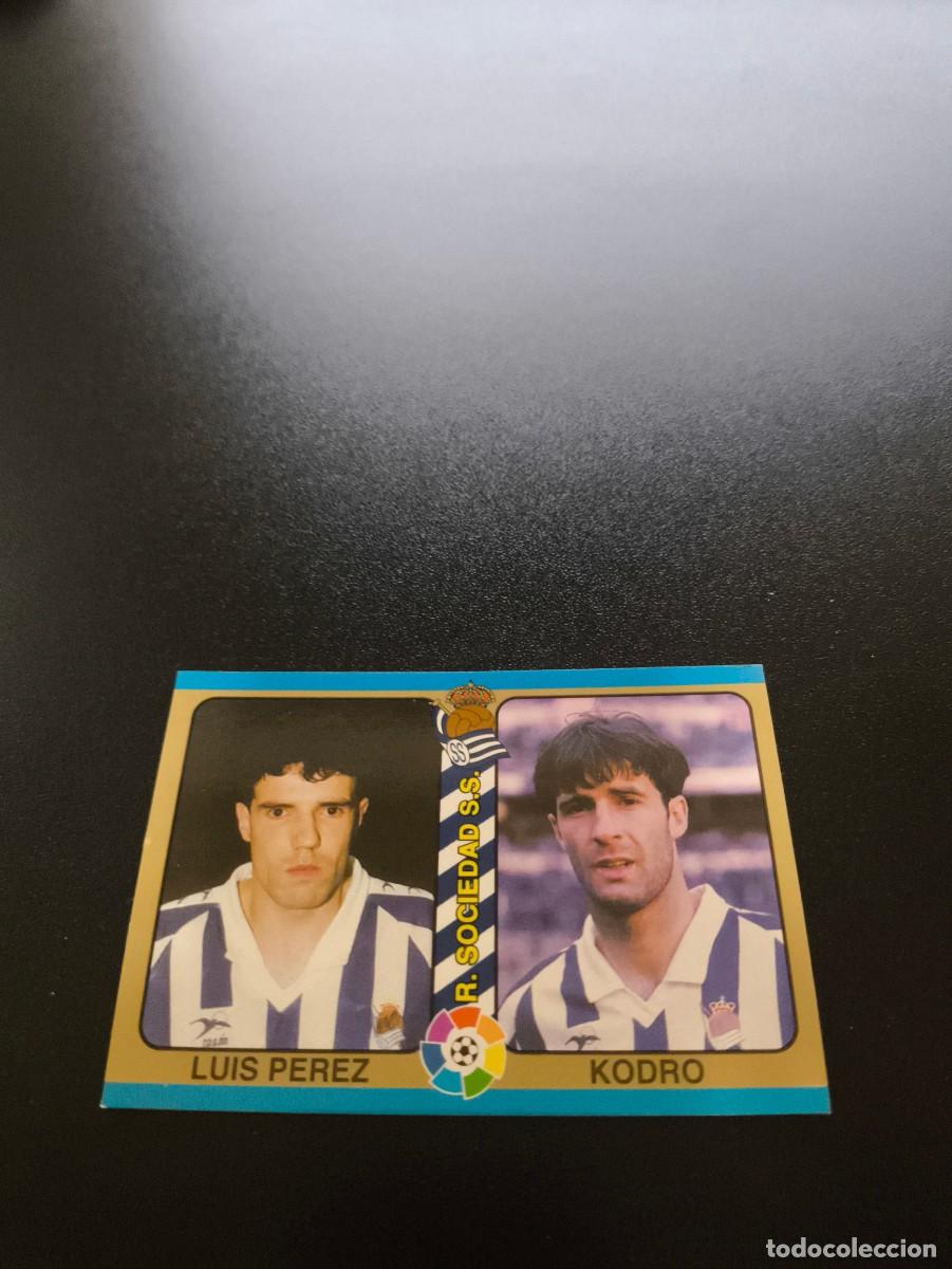 Fu&szlig;ball-Sticker: 97 Luis Perez / Kodro REAL SOCIEDAD MUNDICROMO LIGA FUTBOL TOTAL 1994 1995 94 95 NO PANINI LIGA ESTE