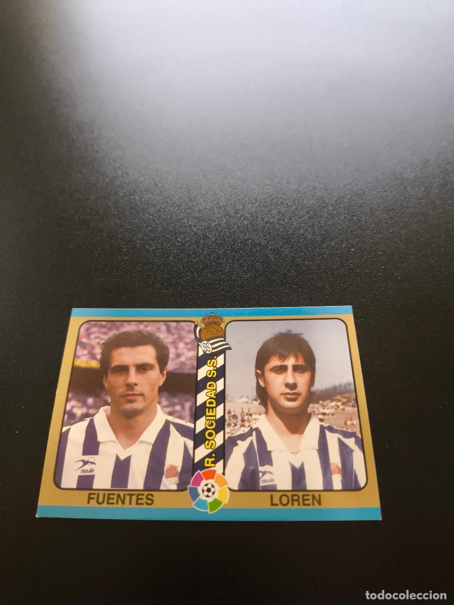 Fu&szlig;ball-Sticker: 98 Fuentes / Loren REAL SOCIEDAD MUNDICROMO LIGA FUTBOL TOTAL 1994 1995 94 95 NO PANINI LIGA ESTE