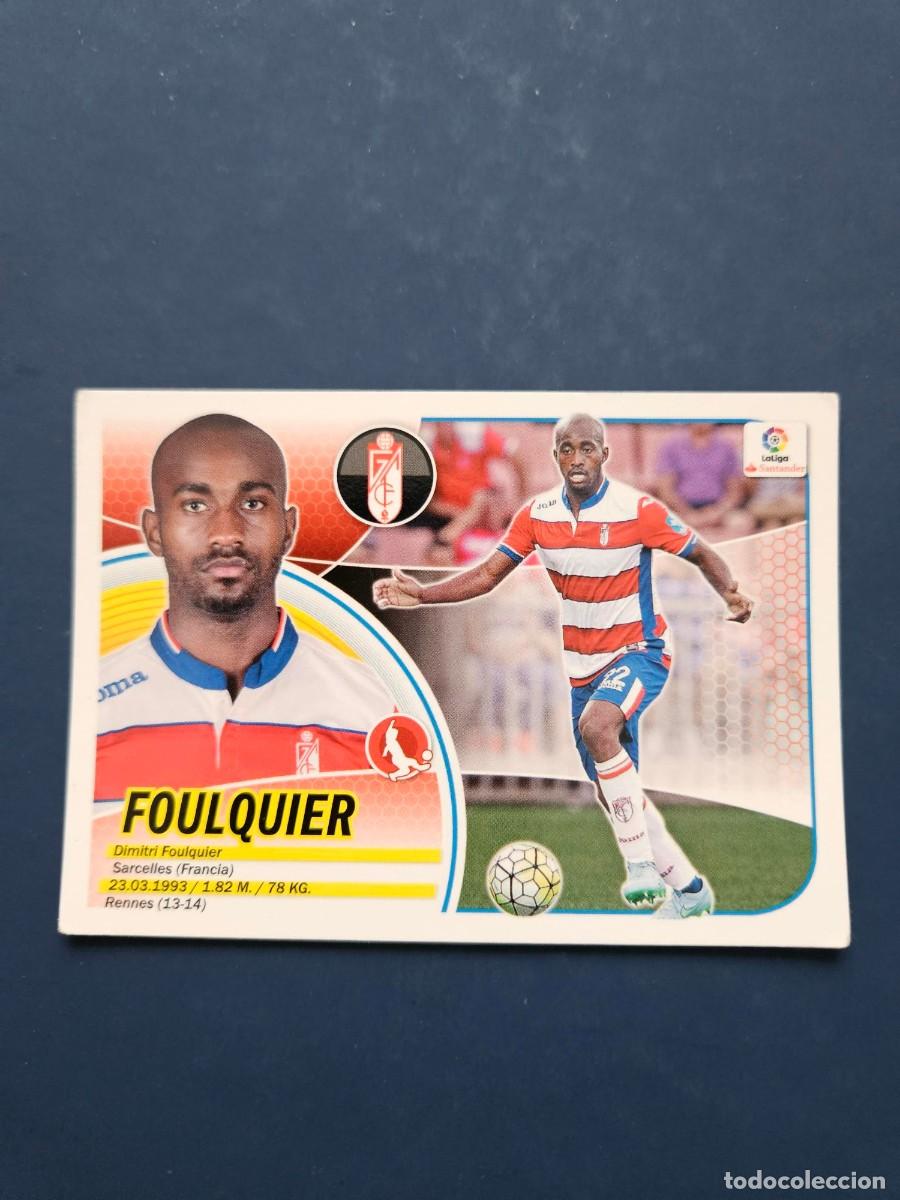Fu&szlig;ball-Sticker: *N&ordm; 4 FOULQUIER GRANADA LOGO NUEVO LIGA ESTE 16 17 2016 2017 SIN PEGAR NUNCA PEGADO SOBADO