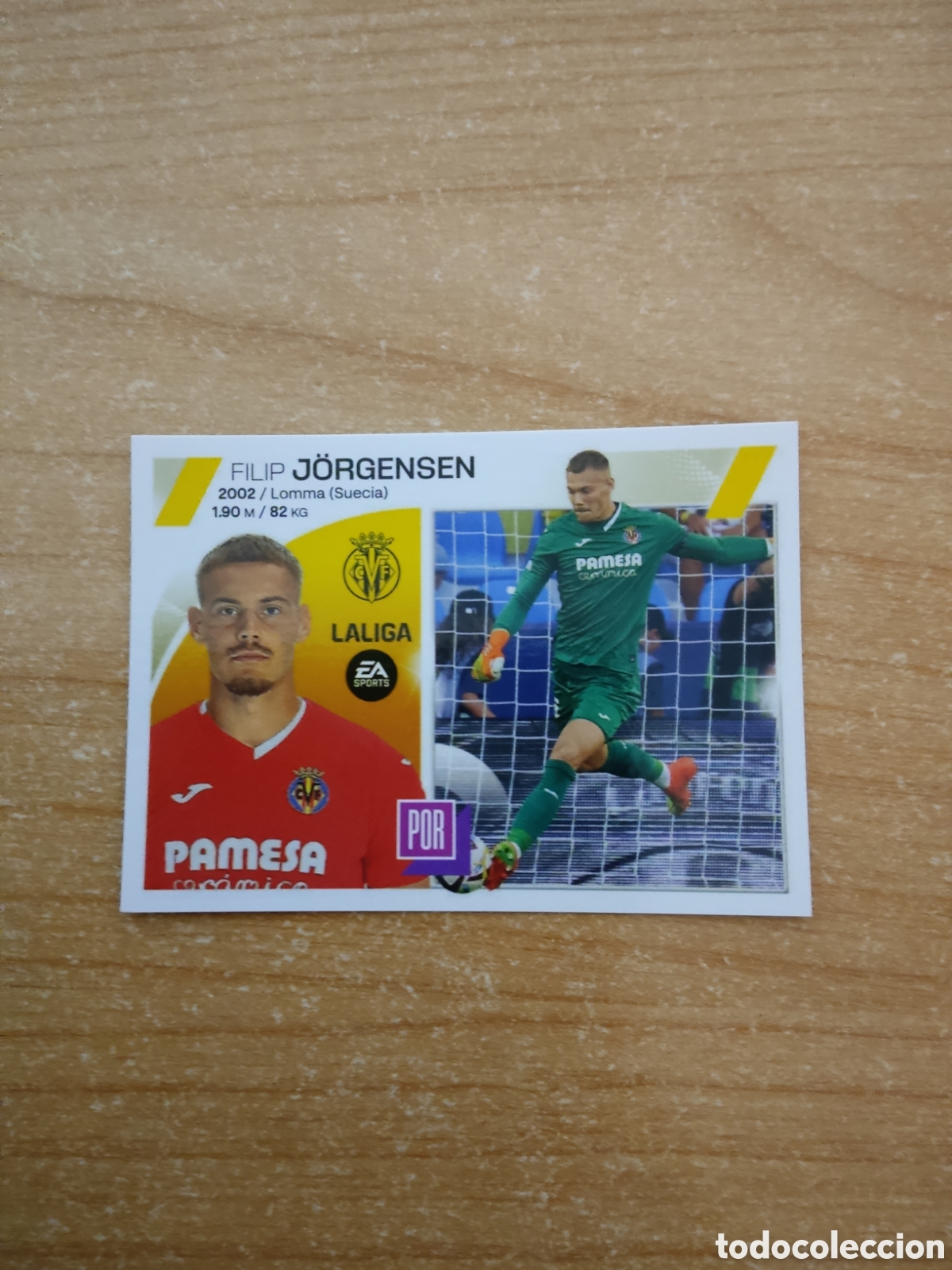 Fu&szlig;ball-Sticker: 4 JORGENSEN VILLARREAL LIGA ESTE 2023 2024
