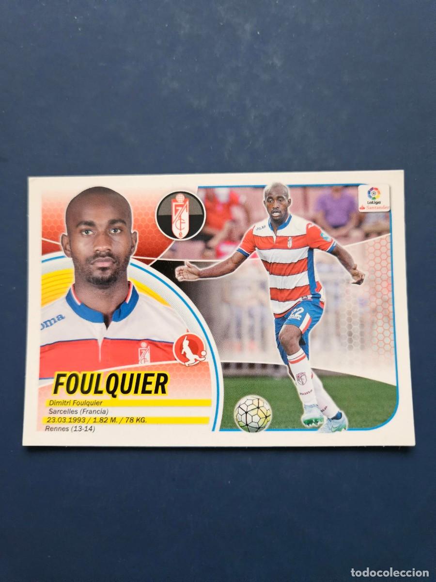 Fu&szlig;ball-Sticker: N&ordm; 4 FOULQUIER GRANADA LOGO NUEVO LIGA ESTE 16 17 2016 2017 SIN PEGAR NUNCA PEGADO