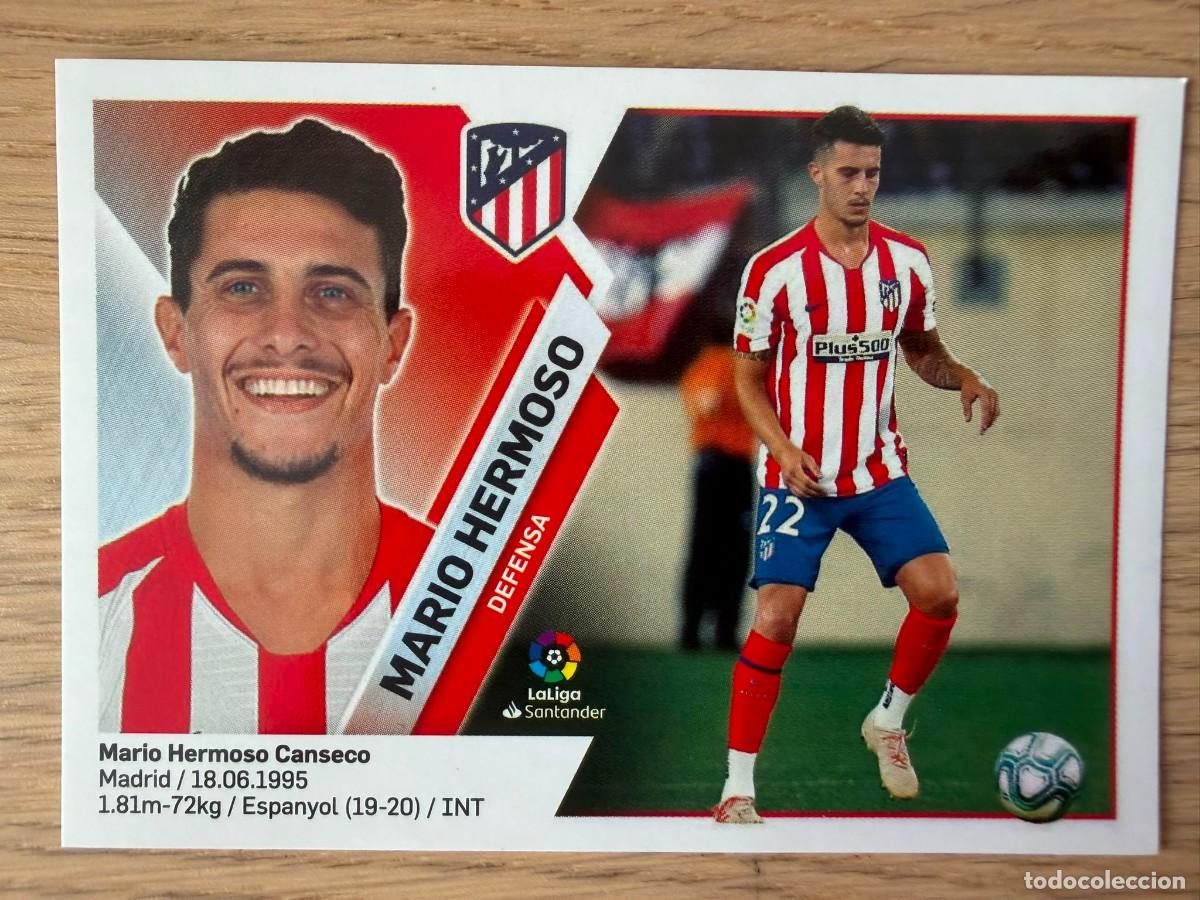 Cromos de f&uacute;tbol: 4 BIS MARIO HERMOSO COLOCA ATLETICO MADRID 19 20 2019 2020 LIGA SANTANDER COLECCIONES ESTE SIN PEGAR