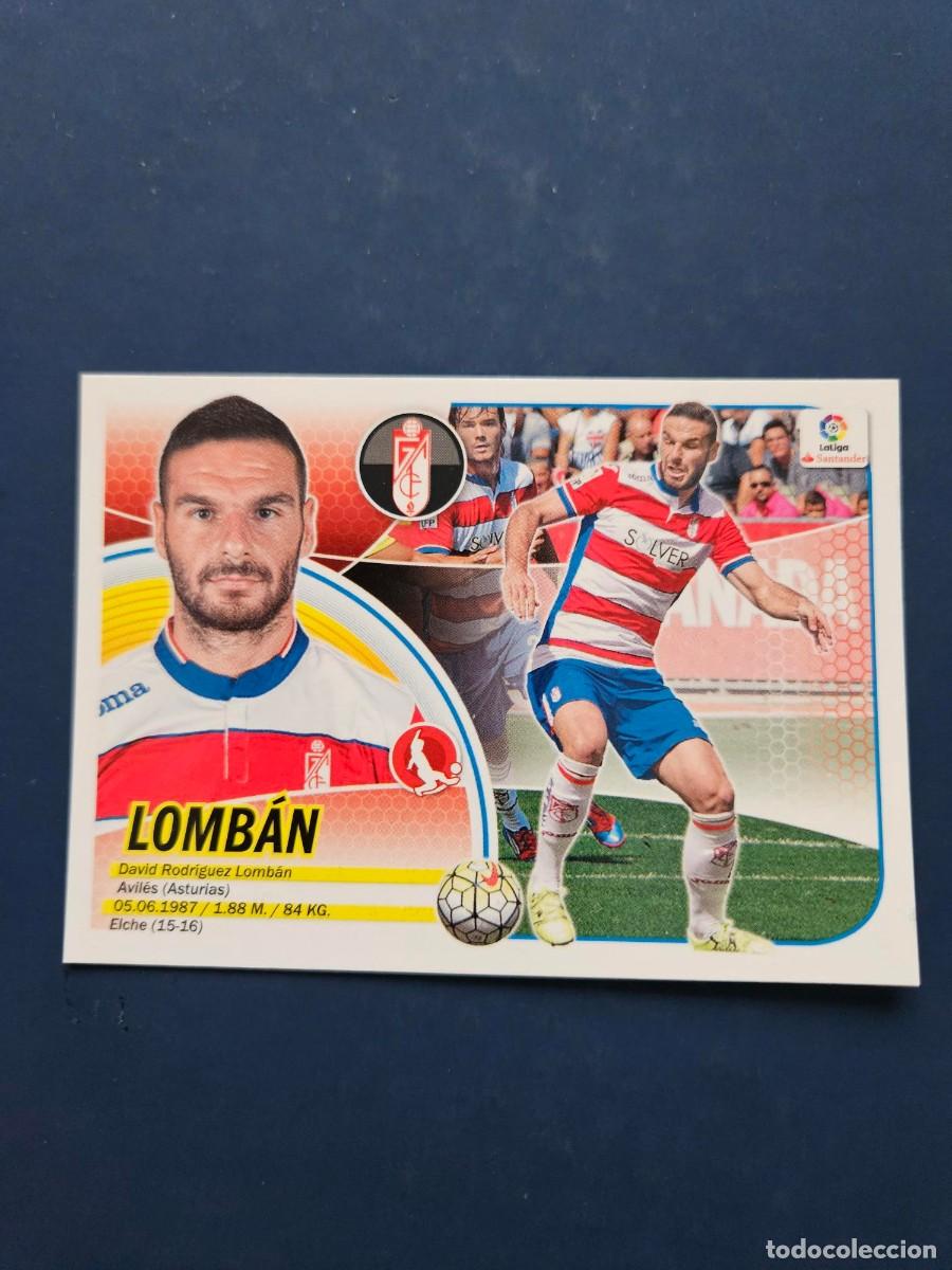 Cromos de f&uacute;tbol: N&ordm; 5 LOMBAN GRANADA LOGO NUEVO LIGA ESTE 16 17 2016 2017 SIN PEGAR NUNCA PEGADO
