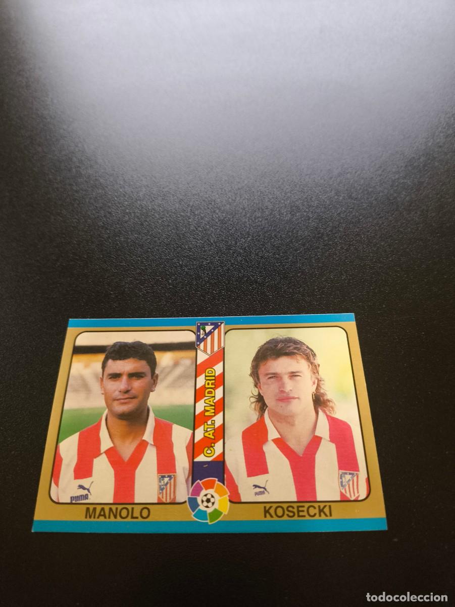 Cromos de f&uacute;tbol: 107 Manolo / Kosecki ATLETICO DE MADRID MUNDICROMO LIGA FUTBOL 1994 1995 94 95 NO PANINI LIGA ESTE