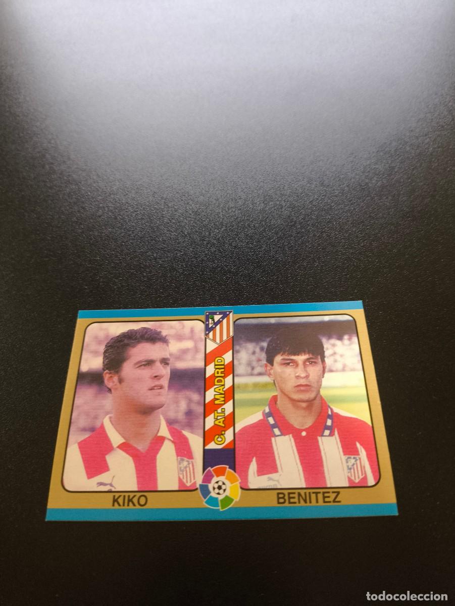 Fu&szlig;ball-Sticker: 108 Kiko / Benitez ATLETICO DE MADRID MUNDICROMO LIGA FUTBOL 1994 1995 94 95 NO PANINI LIGA ESTE