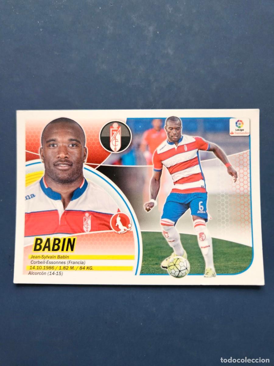 Fu&szlig;ball-Sticker: N&ordm; 6 BABIN GRANADA LOGO NUEVO LIGA ESTE 16 17 2016 2017 SIN PEGAR NUNCA PEGADO