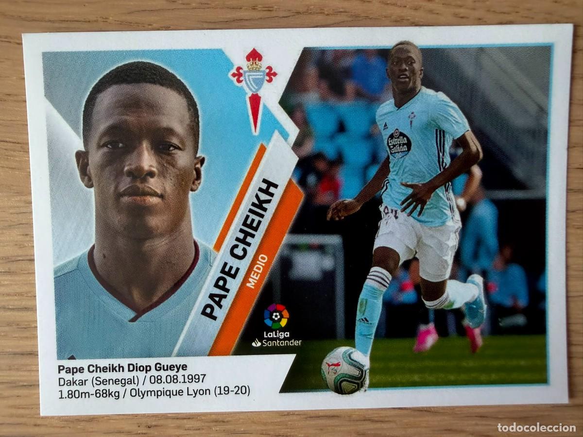 Cromos de f&uacute;tbol: 12 BIS PAPE CHEIKH COLOCA CELTA VIGO 19 20 2019 2020 LIGA SANTANDER COLECCIONES ESTE SIN PEGAR
