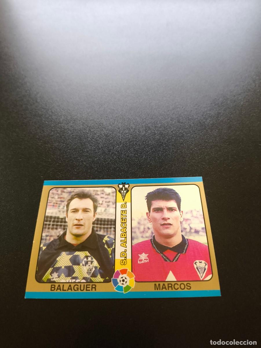 Cromos de f&uacute;tbol: 109 Balaguer / Marcos ALBACETE MUNDICROMO LIGA FUTBOL TOTAL 1994 1995 94 95 NO PANINI LIGA ESTE