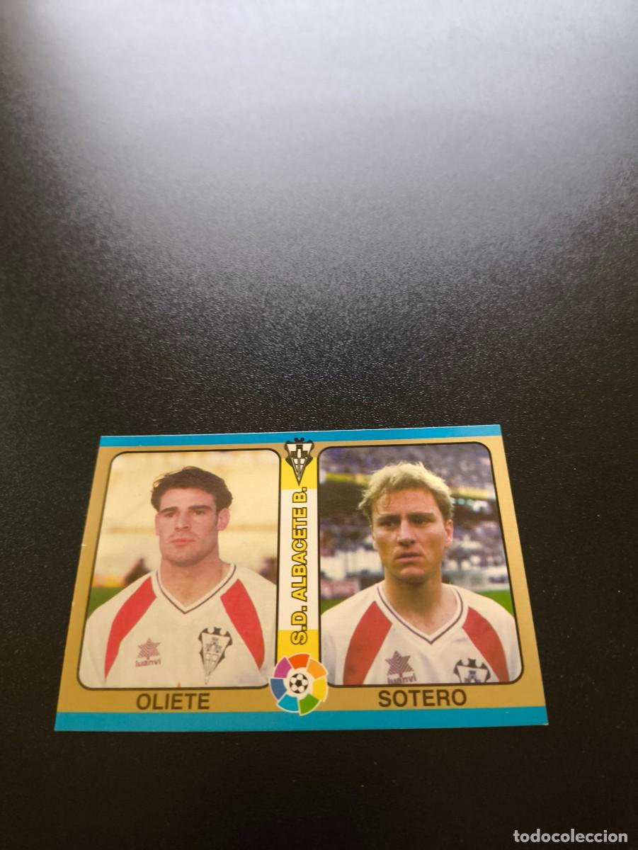Cromos de f&uacute;tbol: 112 Oliete / Sotero ALBACETE MUNDICROMO LIGA FUTBOL TOTAL 1994 1995 94 95 NO PANINI LIGA ESTE
