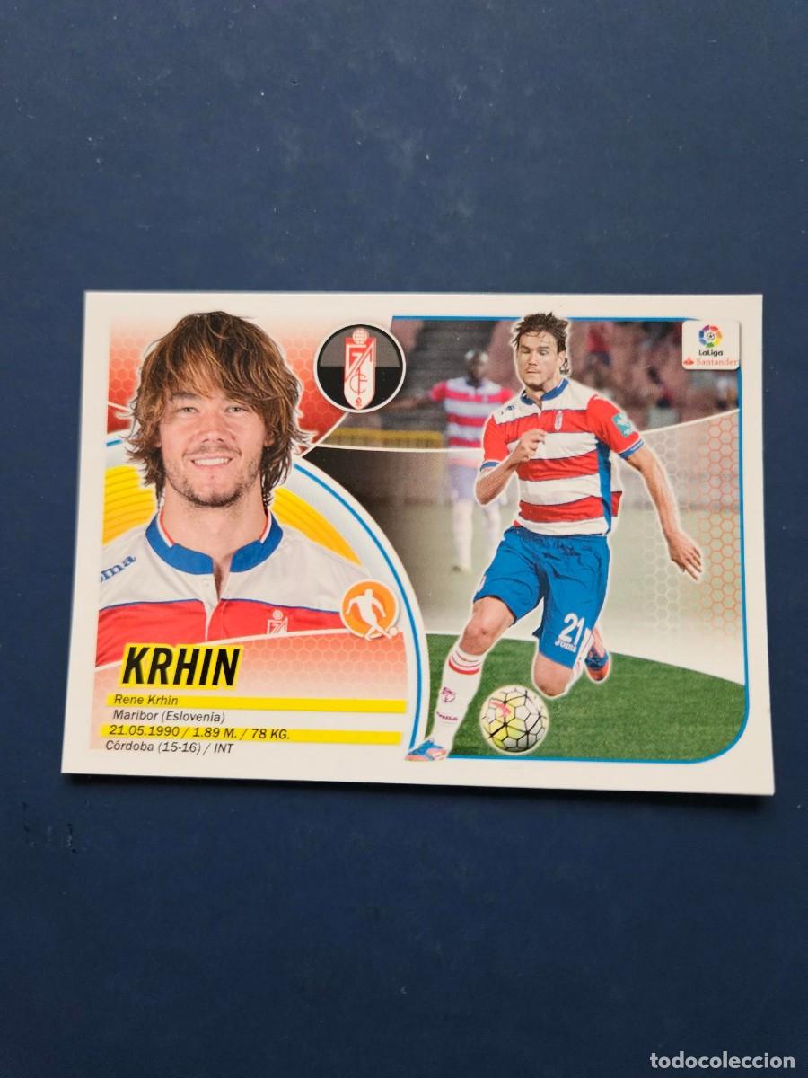 Cromos de f&uacute;tbol: N&ordm; 8 KRHIN GRANADA LOGO NUEVO LIGA ESTE 16 17 2016 2017 SIN PEGAR NUNCA PEGADO