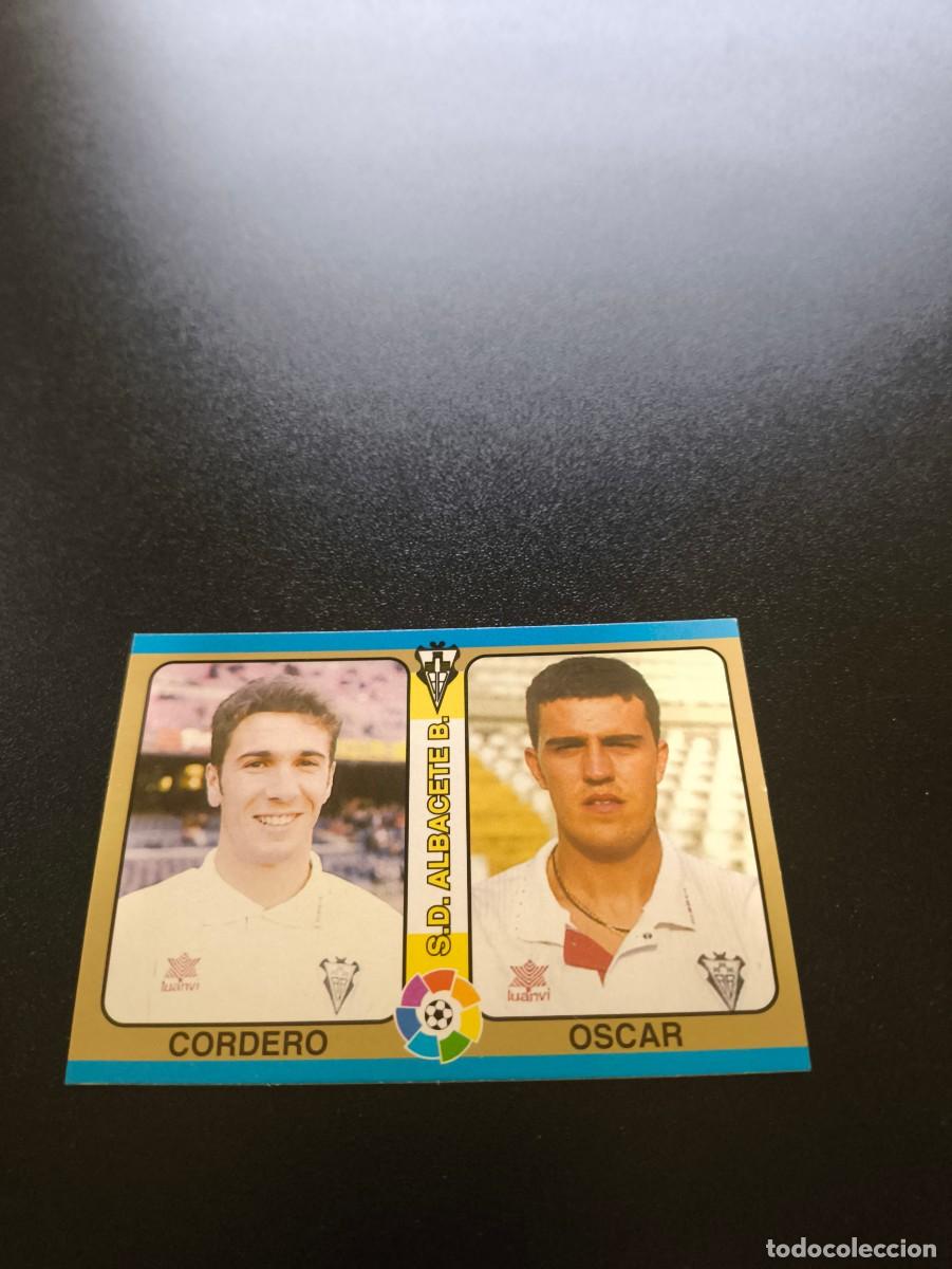 Cromos de f&uacute;tbol: 114 Cordero / Oscar ALBACETE MUNDICROMO LIGA FUTBOL TOTAL 1994 1995 94 95 NO PANINI LIGA ESTE