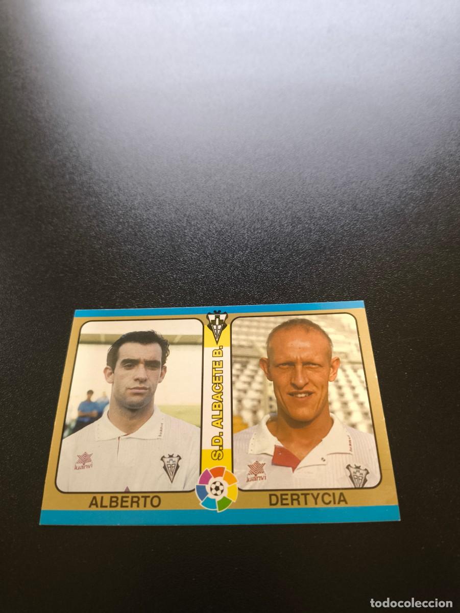 Cromos de f&uacute;tbol: 115 Alberto / Dertycia ALBACETE MUNDICROMO LIGA FUTBOL TOTAL 1994 1995 94 95 NO PANINI LIGA ESTE