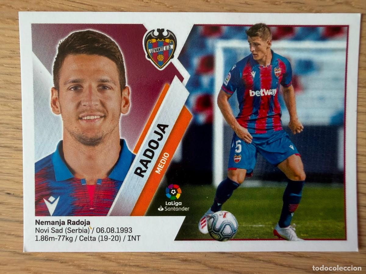 Cromos de f&uacute;tbol: 10 BIS RADOJA COLOCA LEVANTE 19 20 2019 2020 LIGA SANTANDER COLECCIONES ESTE SIN PEGAR STICKER
