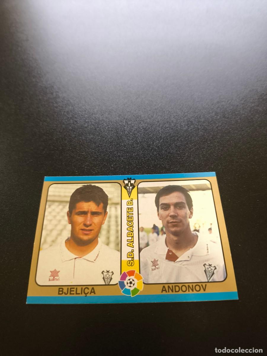 Cromos de f&uacute;tbol: 117 Bjelica / Andonov ALBACETE MUNDICROMO LIGA FUTBOL TOTAL 1994 1995 94 95 NO PANINI LIGA ESTE