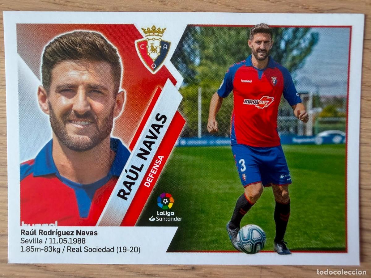 Cromos de f&uacute;tbol: 5 BIS RAUL NAVAS COLOCA OSASUNA 19 20 2019 2020 LIGA SANTANDER COLECCIONES ESTE SIN PEGAR STICKER