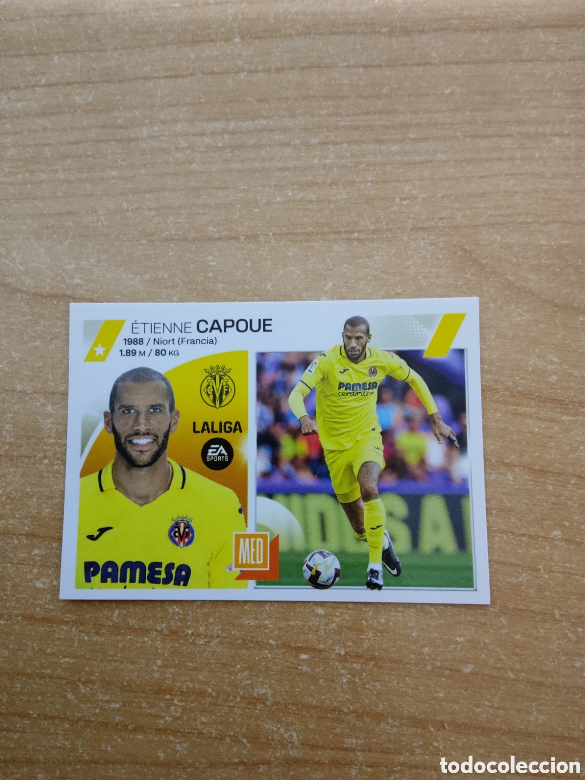 Cromos de f&uacute;tbol: 12 CAPOUE VILLARREAL LIGA ESTE 2023 2024
