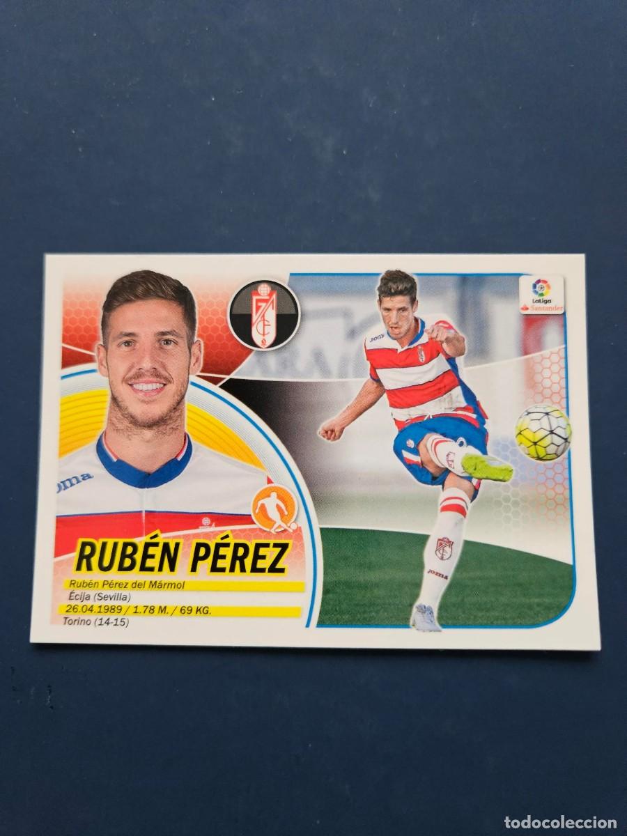 Cromos de f&uacute;tbol: N&ordm; 9 RUBEN PEREZ GRANADA LOGO NUEVO LIGA ESTE 16 17 2016 2017 SIN PEGAR NUNCA PEGADO
