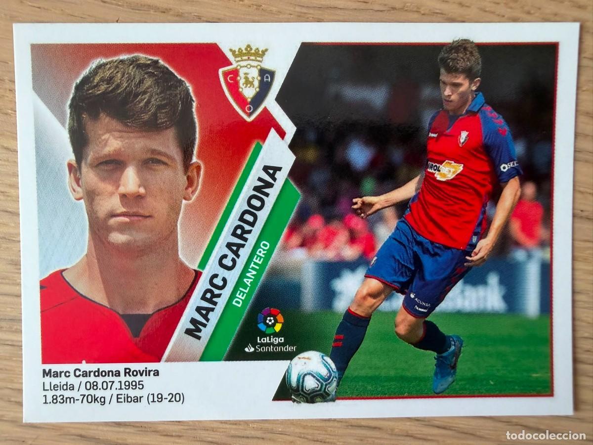 Cartes &agrave; collectionner de Football: 13 BIS MARC CARDONA COLOCA OSASUNA 19 20 2019 2020 LIGA SANTANDER COLECCIONES ESTE SIN PEGAR STICKER