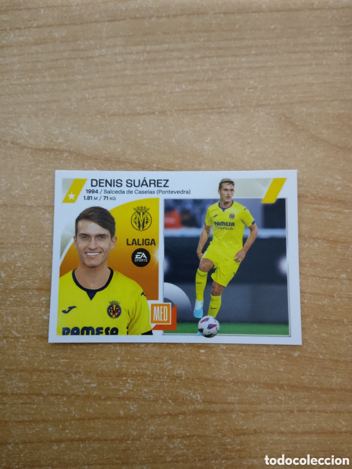 Cartes &agrave; collectionner de Football: 18 BIS DENIS SUAREZ VILLARREAL LIGA ESTE 2023 2024