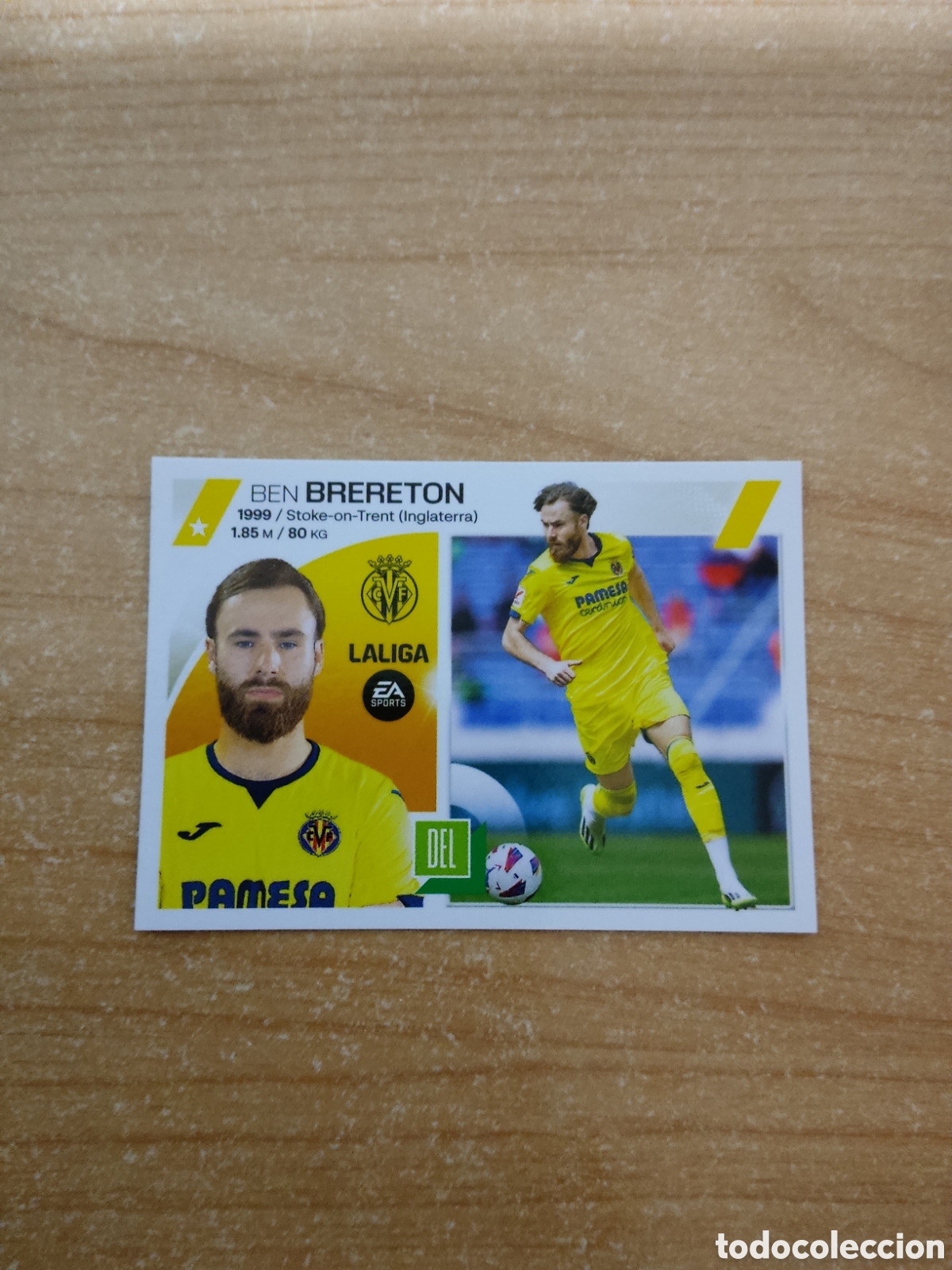 Cartes &agrave; collectionner de Football: 19 B BEN BRERETON VILLARREAL LIGA ESTE 2023 2024