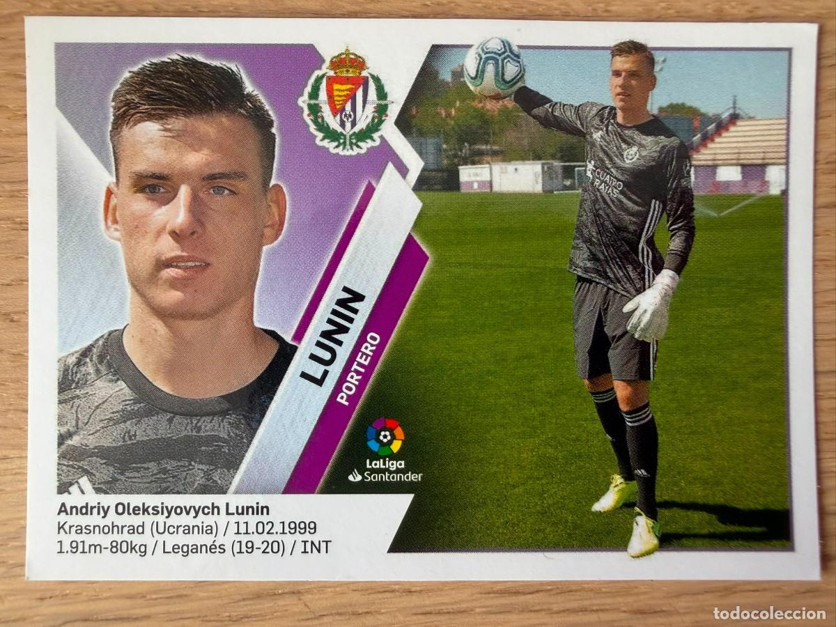 Cartes &agrave; collectionner de Football: 2 BIS LUNIN COLOCA VALLADOLID 19 20 2019 2020 LIGA SANTANDER COLECCIONES ESTE SIN PEGAR STICKER