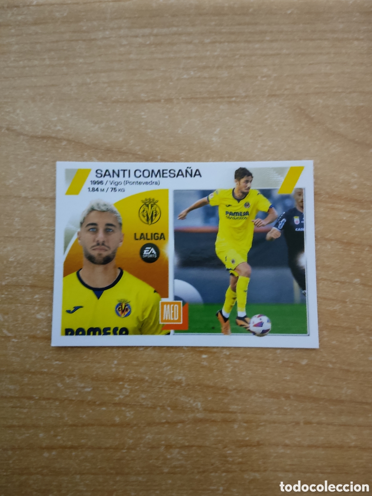 Cartes &agrave; collectionner de Football: 18 SANTI COMESA&Ntilde;A ULTIMO FICHAJE VILLARREAL LIGA ESTE 2023 2024