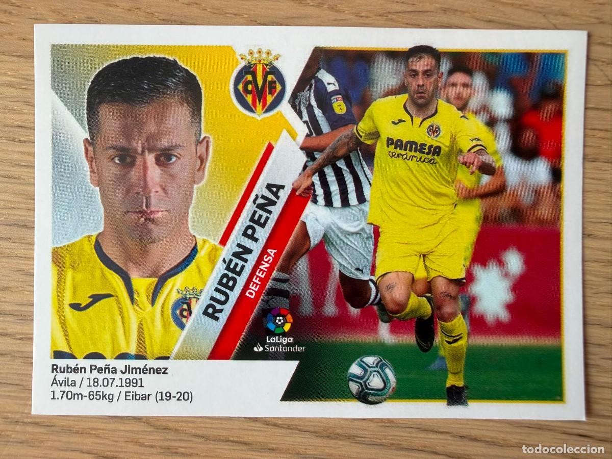 Cartes &agrave; collectionner de Football: 4 BIS RUBEN PE&Ntilde;A COLOCA VILLARREAL 19 20 2019 2020 LIGA SANTANDER COLECCIONES ESTE SIN PEGAR STICKER
