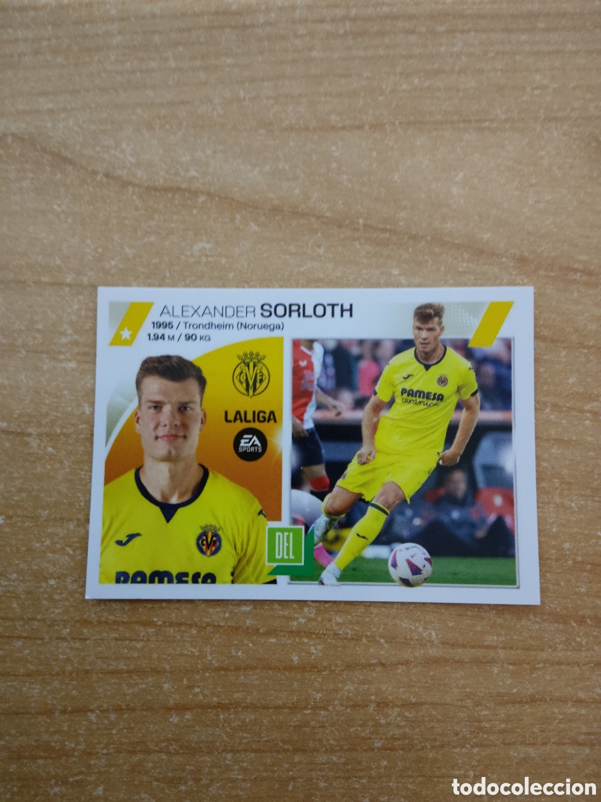 Cartes &agrave; collectionner de Football: 24 SORLOTH VILLARREAL ULTIMO FICHAJE LIGA ESTE 2023 2024