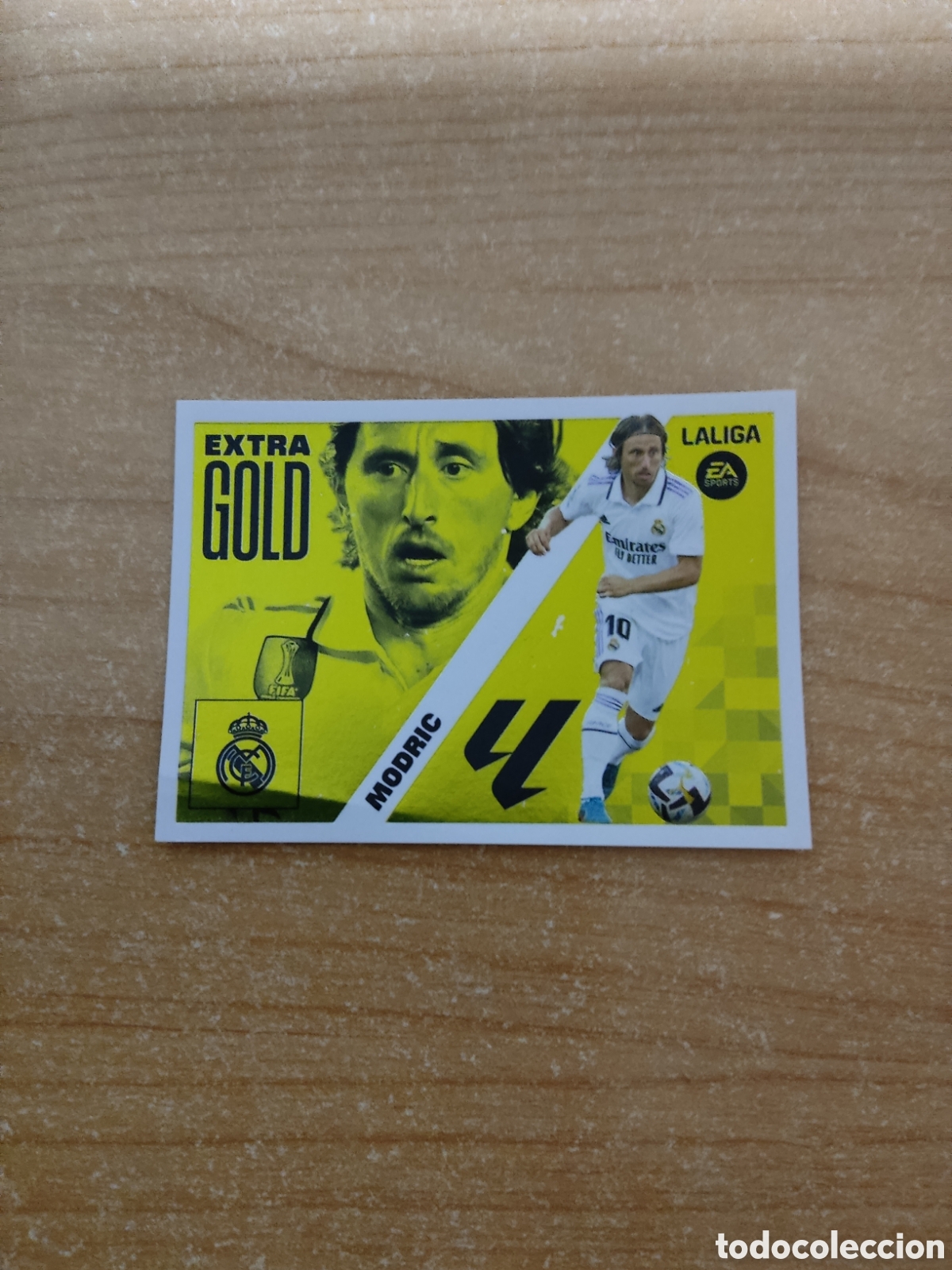 Cromos de Futebol: LUKA MODRIC REAL MADRID EXTRA GOLD LIGA ESTE 2023 2024