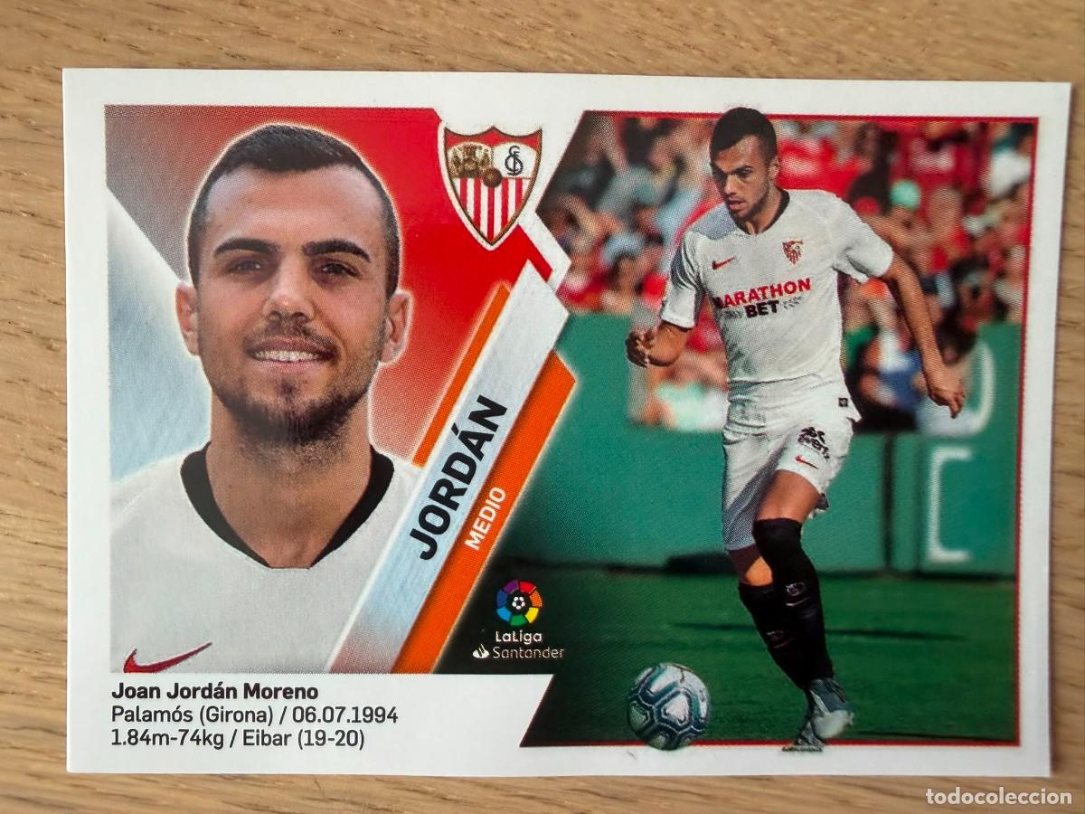 Cartes &agrave; collectionner de Football: FICHAJE 8 JORDAN SEVILLA 19 20 2019 2020 LIGA SANTANDER COLECCIONES ESTE SIN PEGAR STICKER