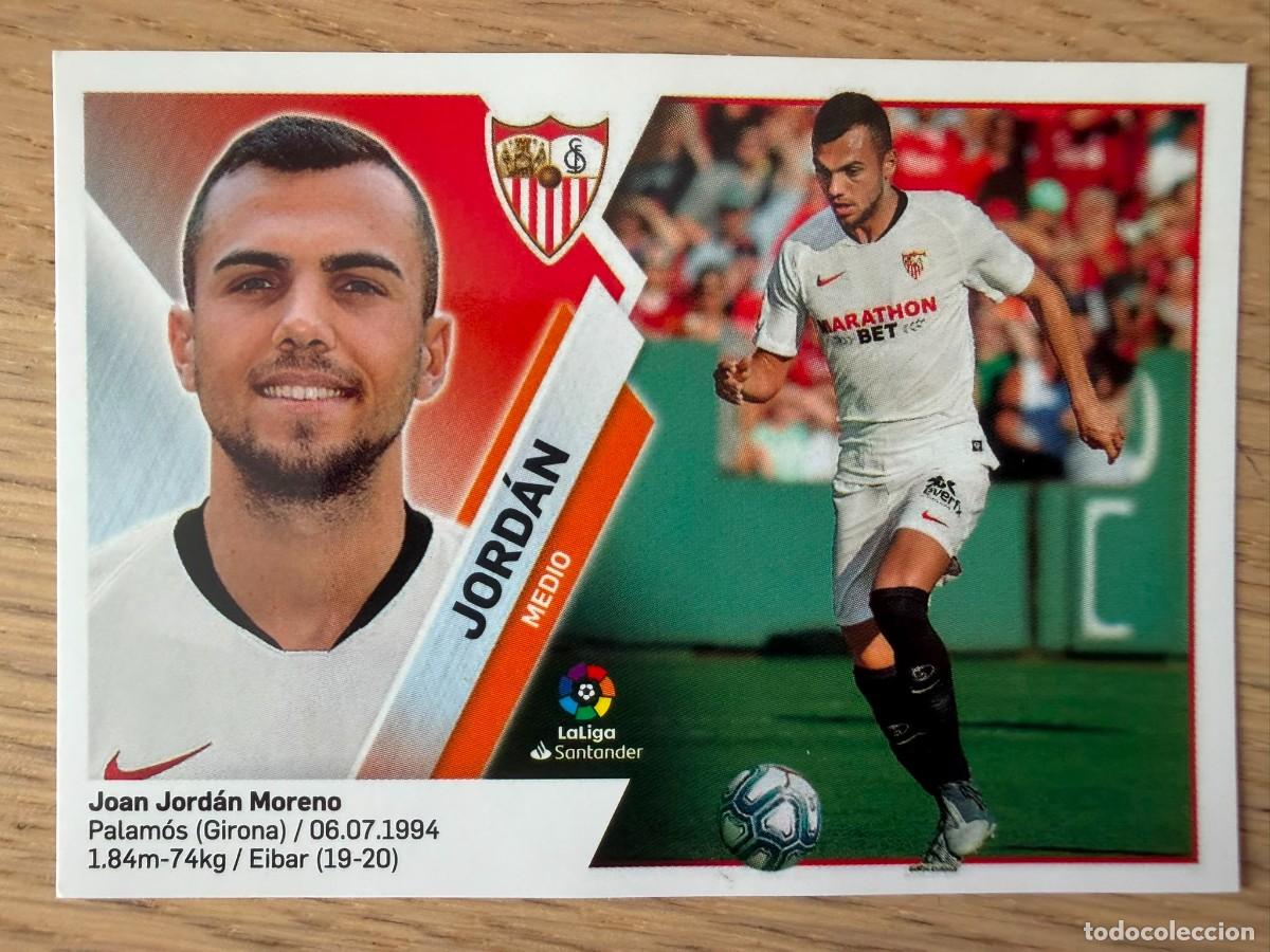 Cartes &agrave; collectionner de Football: FICHAJE 8 JORDAN SEVILLA 19 20 2019 2020 LIGA SANTANDER COLECCIONES ESTE SIN PEGAR STICKER