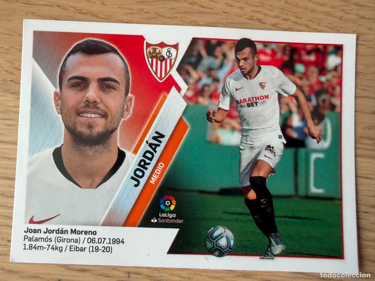 Cartes &agrave; collectionner de Football: FICHAJE 8 JORDAN SEVILLA 19 20 2019 2020 LIGA SANTANDER COLECCIONES ESTE SIN PEGAR STICKER