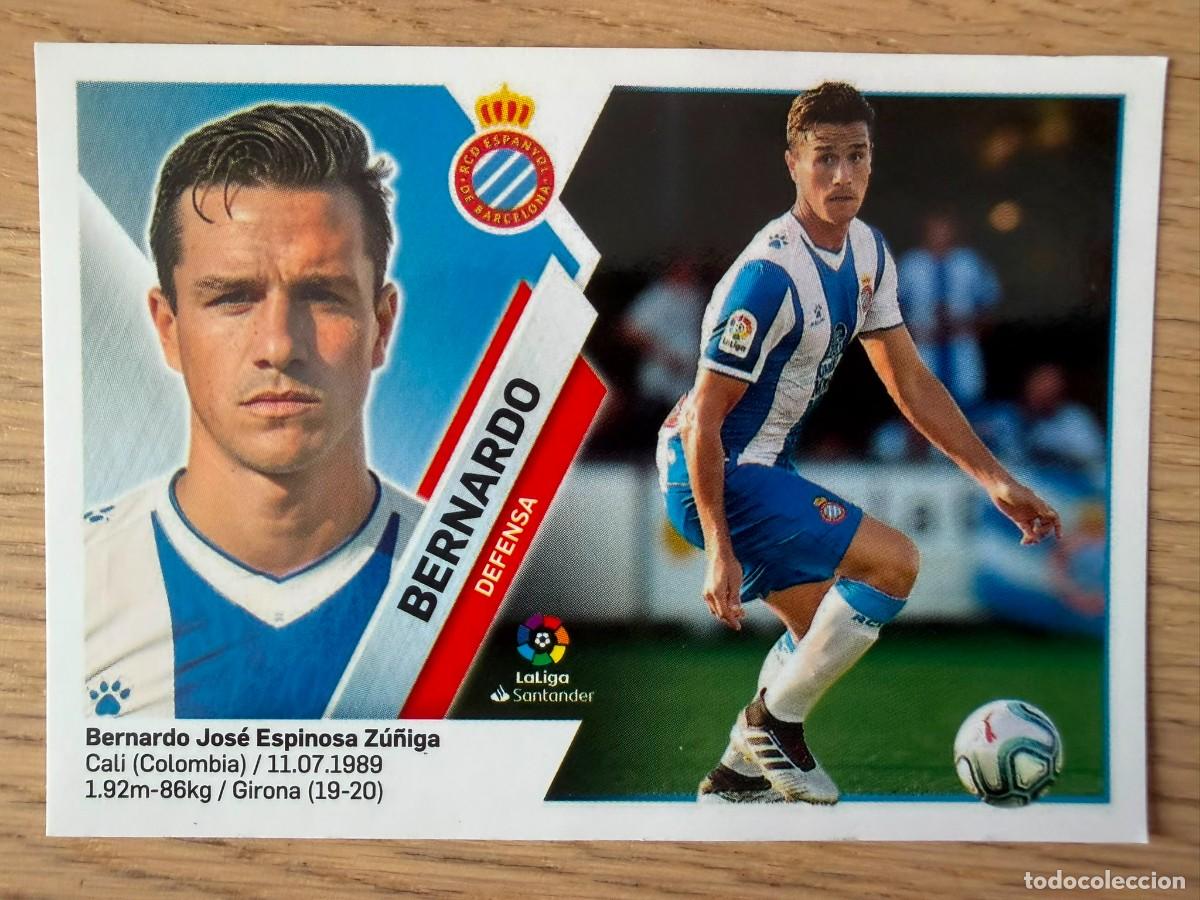 Cromos de f&uacute;tbol: FICHAJE 10 BERNARDO ESPANYOL 19 20 2019 2020 LIGA SANTANDER COLECCIONES ESTE SIN PEGAR STICKER