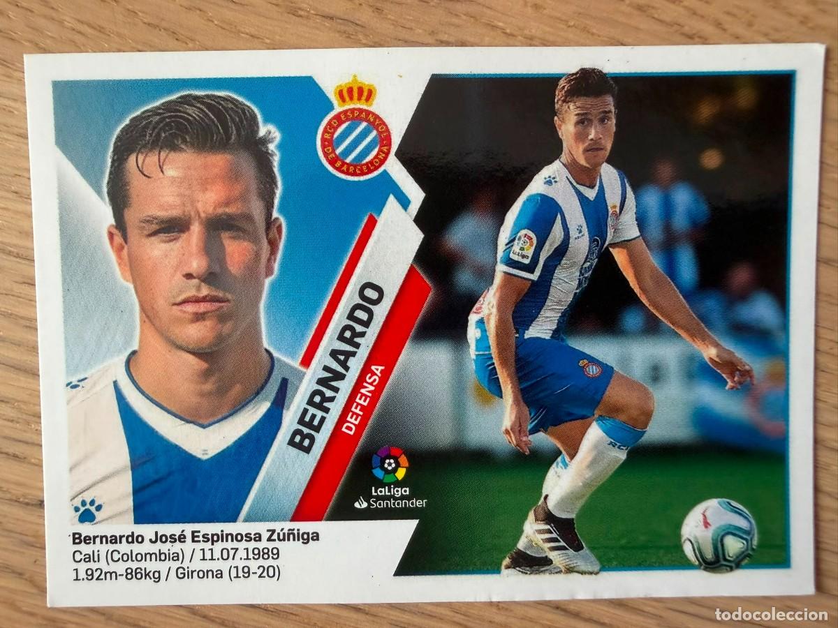 Cromos de f&uacute;tbol: FICHAJE 10 BERNARDO ESPANYOL 19 20 2019 2020 LIGA SANTANDER COLECCIONES ESTE SIN PEGAR STICKER