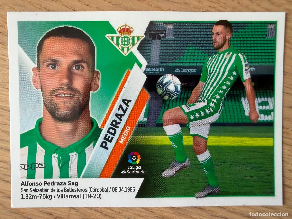 Cromos de f&uacute;tbol: FICHAJE 12 PEDRAZA REAL BETIS 19 20 2019 2020 LIGA SANTANDER COLECCIONES ESTE SIN PEGAR STICKER