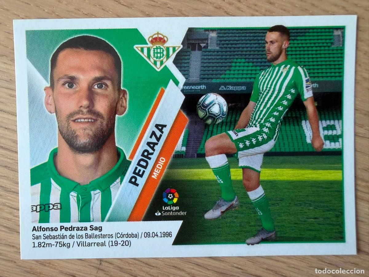 Cromos de f&uacute;tbol: FICHAJE 12 PEDRAZA REAL BETIS 19 20 2019 2020 LIGA SANTANDER COLECCIONES ESTE SIN PEGAR STICKER