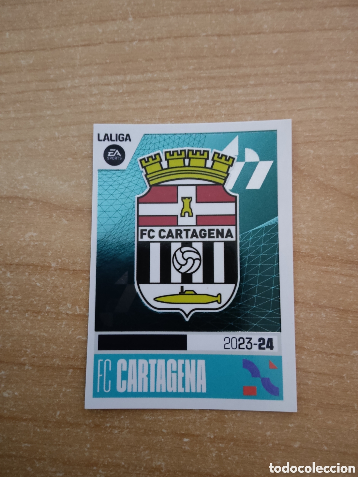 Cromos de Futebol: 6 ESCUDO CARTAGENA LIGA ESTE 2023 2024