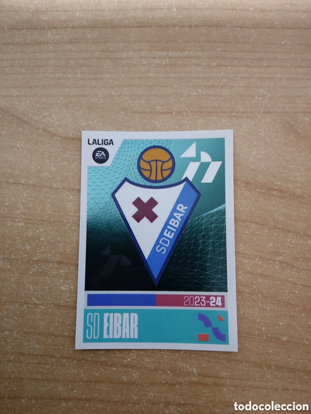 Cromos de Futebol: 7 ESCUDO EIBAR LIGA ESTE 2023 2024
