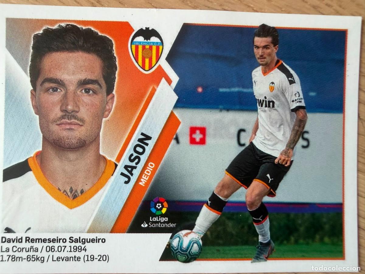 Cromos de f&uacute;tbol: FICHAJE 14 JASON VALENCIA 19 20 2019 2020 LIGA SANTANDER COLECCIONES ESTE SIN PEGAR STICKER