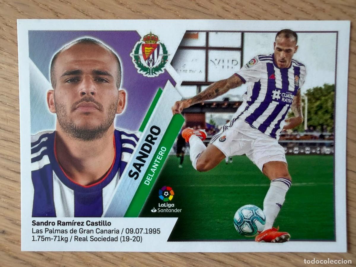 Cromos de f&uacute;tbol: FICHAJE 16 SANDRO VALLADOLID 19 20 2019 2020 LIGA SANTANDER COLECCIONES ESTE SIN PEGAR STICKER
