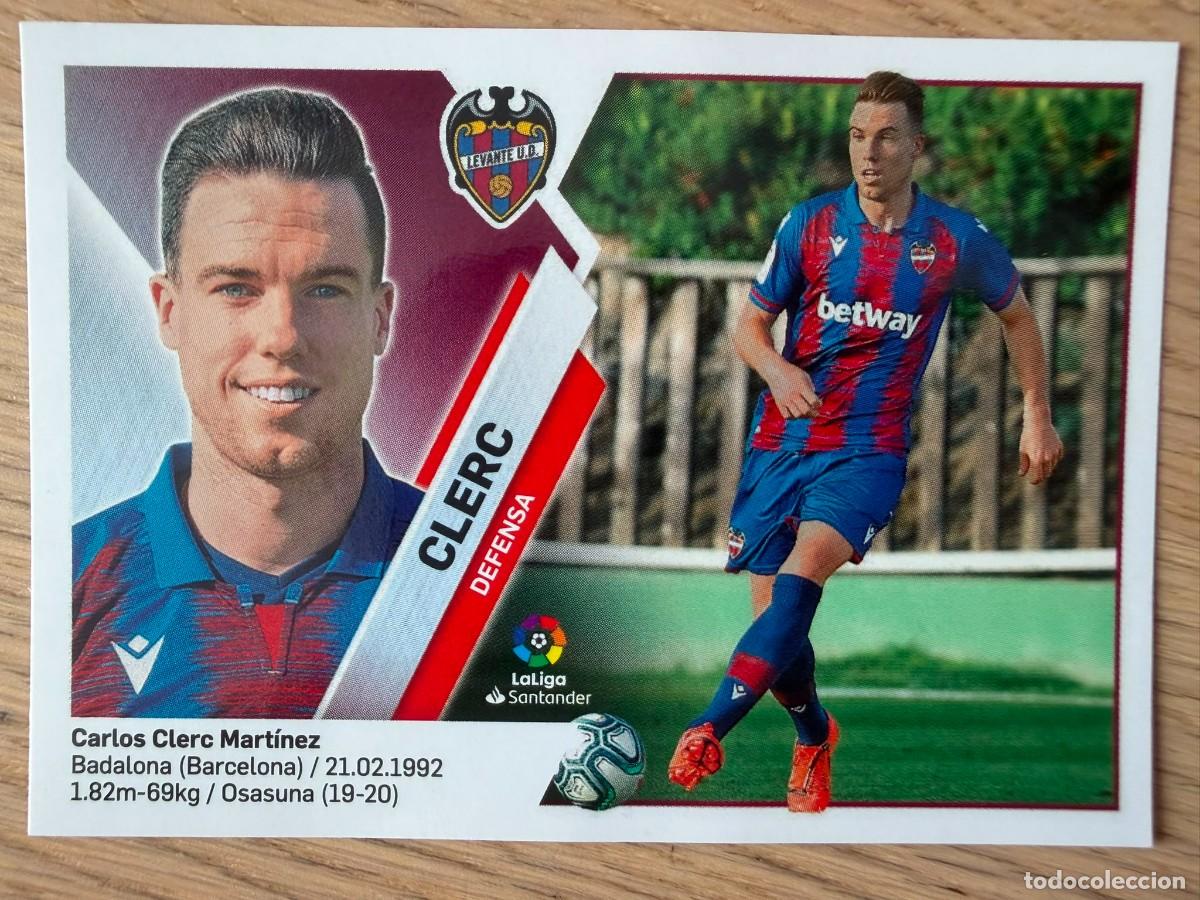 Cromos de f&uacute;tbol: FICHAJE 18 CLERC LEVANTE 19 20 2019 2020 LIGA SANTANDER COLECCIONES ESTE SIN PEGAR STICKER