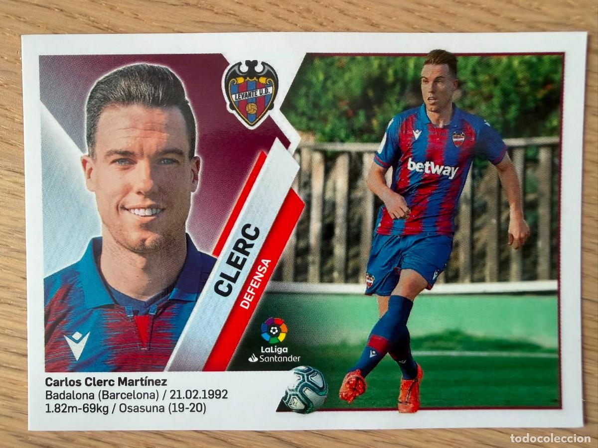 Cromos de f&uacute;tbol: FICHAJE 18 CLERC LEVANTE 19 20 2019 2020 LIGA SANTANDER COLECCIONES ESTE SIN PEGAR STICKER