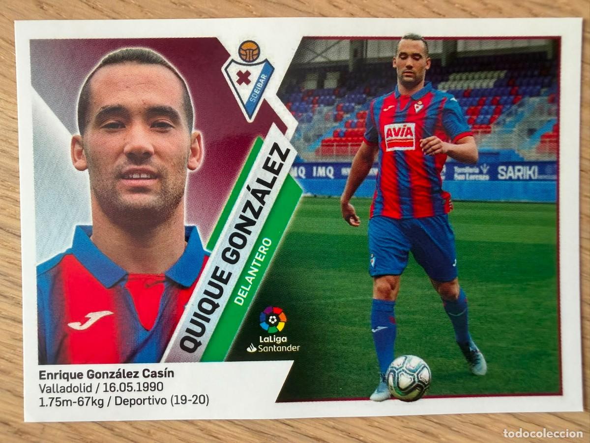 Cromos de Futebol: FICHAJE 21 QUIQUE GONZALEZ EIBAR 19 20 2019 2020 LIGA SANTANDER COLECCIONES ESTE SIN PEGAR STICKER