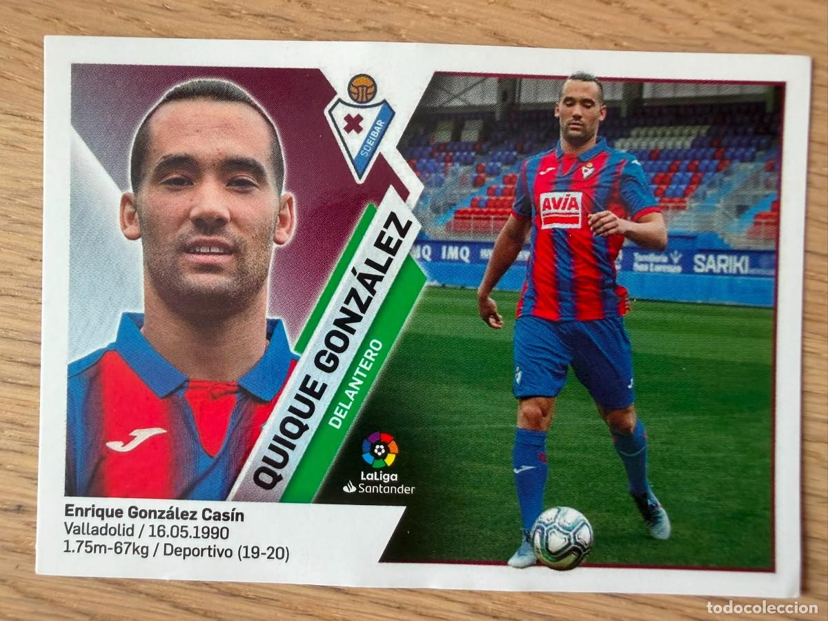 Cromos de Futebol: FICHAJE 21 QUIQUE GONZALEZ EIBAR 19 20 2019 2020 LIGA SANTANDER COLECCIONES ESTE SIN PEGAR STICKER